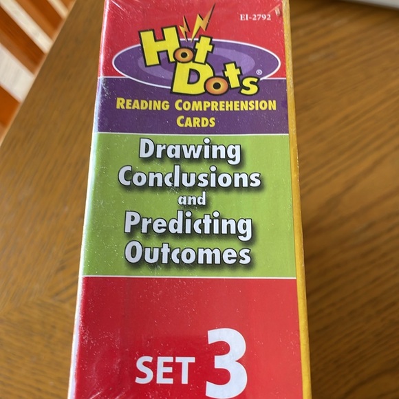 Hot Dots Reading Comprehension Cards Drawing Conclusions & Predicting Outcomes - Picture 2 of 3
